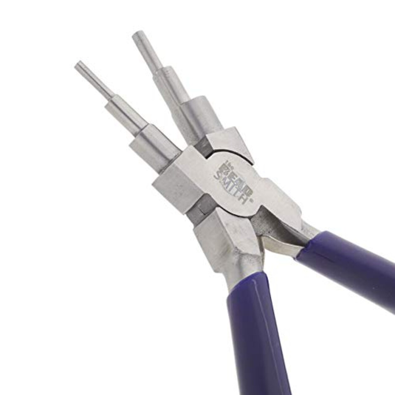 Wire Bending Pliers - Consistently make up to 6 size loops & jump rings, 2-9mm - 5.75" long (160mm) - Polished Steel Head, Comfort Grip Handle, Tool for Jewelry Making